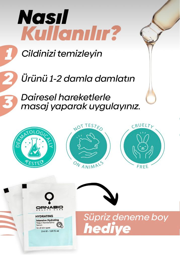 Ornabio Organik Natural Biyolojik GINSENG & PEPTIDE Yaşlanma Etkilerine Karşı Serum
